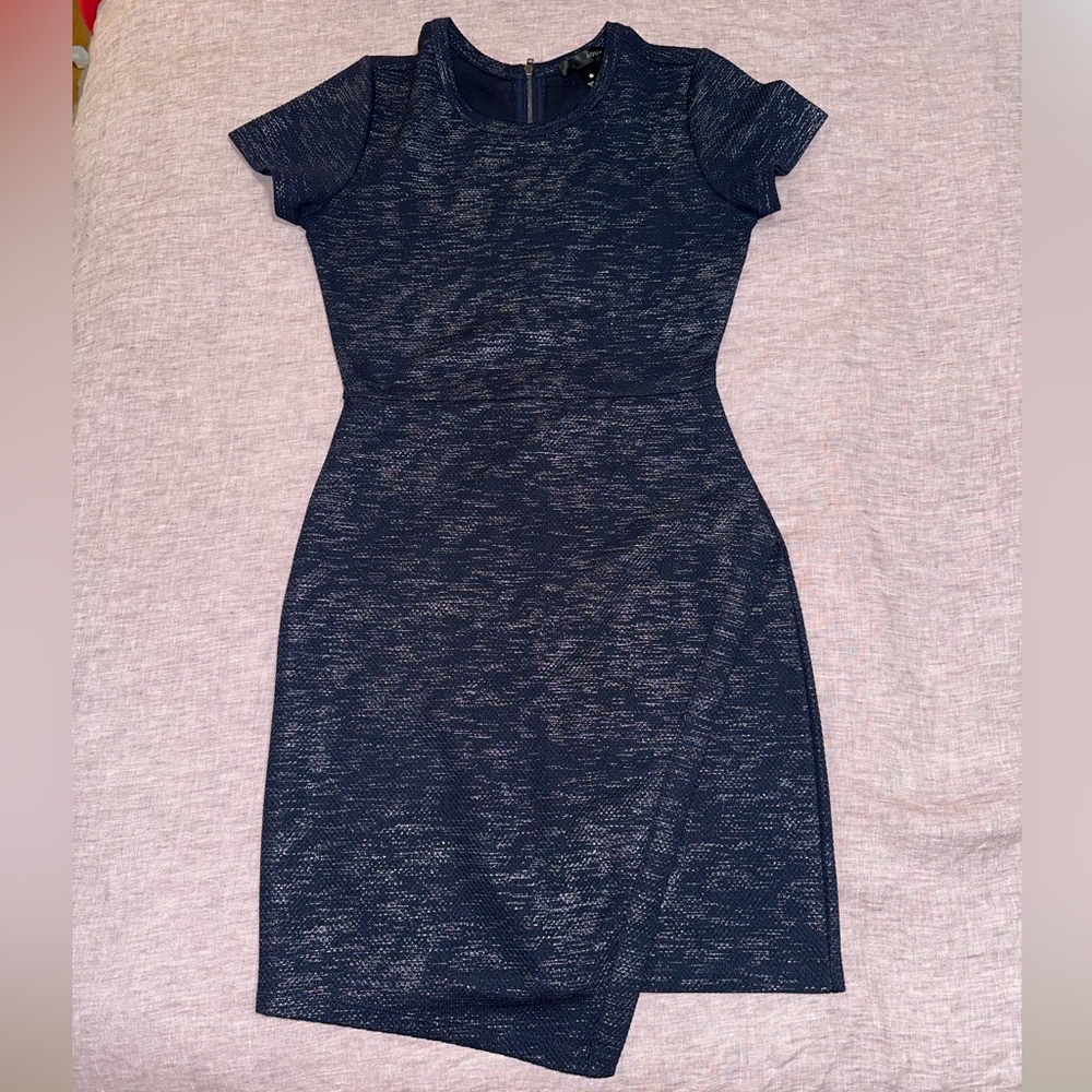 Navy Blue Shine Dress
